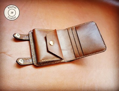 کیف پول چرم مدل تاشو