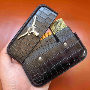 کیف سیگار بیست نخ با جای زیپو