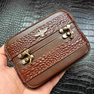 کیف سیگار بیست نخ به همراه جای زیپو