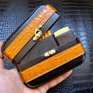 کیف سیگار با جای زیپو تک قفل