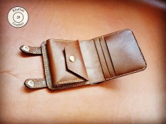 کیف پول چرم مدل تاشو