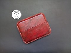 کیف سیگار چرم طبیعی ظرفیت هشت نخ طرح جمجمه