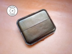 کیف سیگار چرم طبیعی ظرفیت هشت نخ سگک دار