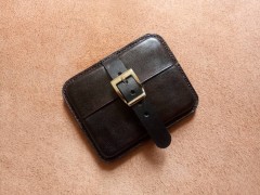 کیف سیگار چرم طبیعی ظرفیت هشت نخ سگک دار