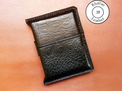 کیف سیگار چرم طبیعی ظرفیت پنج نخ