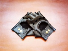 دستکش انگشتی چرم طبیعی سایز زنانه