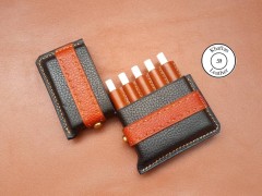 کیف سیگار ظرفیت پنج نخ چرم فلوتر گاوی