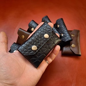 جاکارتی چرم گاوی ظرفیت دوازده کارت