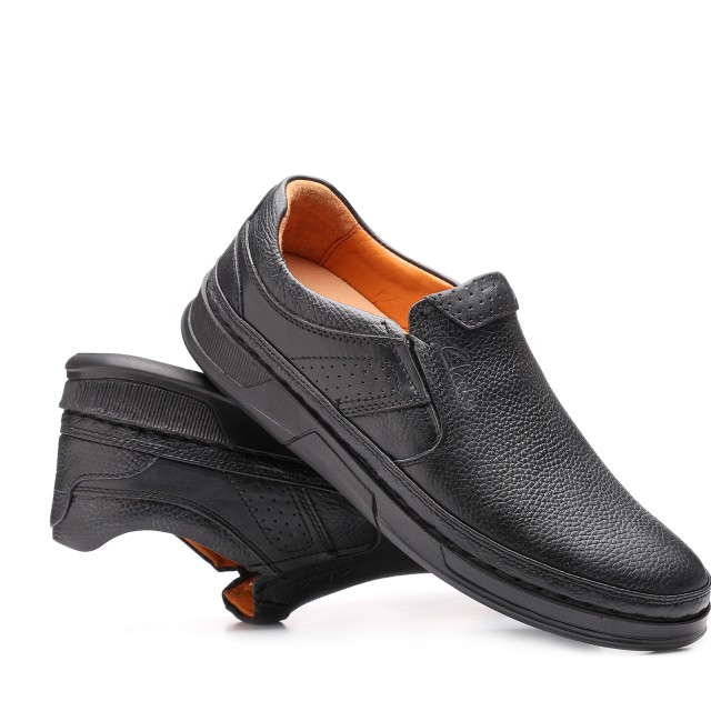 کفش مردانه کلارک بی بند فلوتر - مشکی