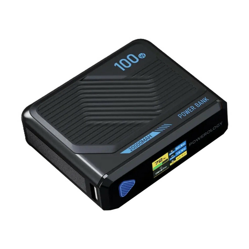 پاوربانک مگ سیف پاورولوژی مدل PPBCHA79 ظرفیت 20000 میلی‌ آمپر ساعت