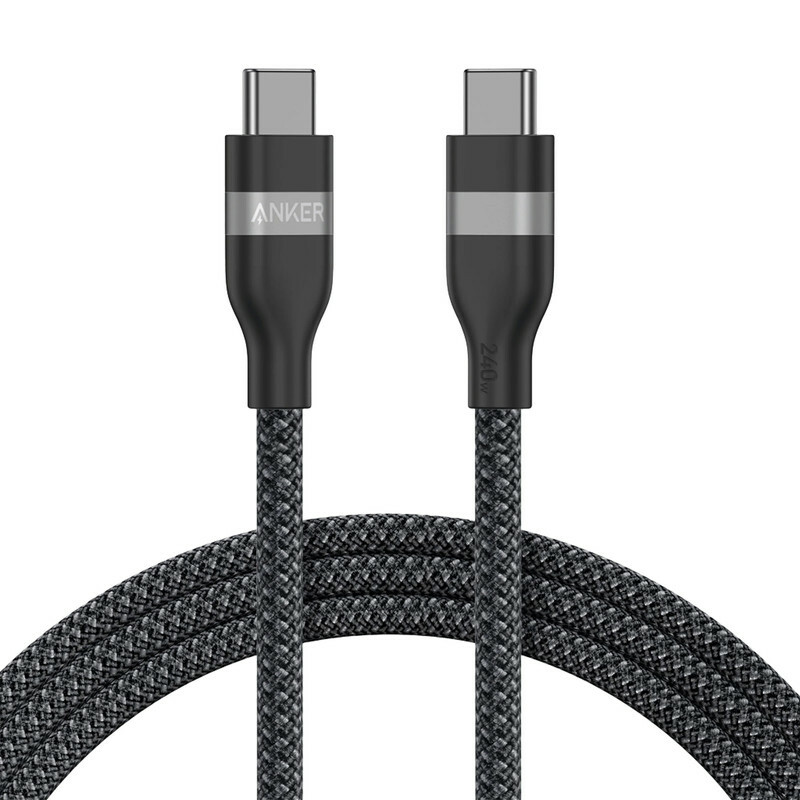 کابل تبدیل USB-C به USB-C انکر مدل A82E2 طول 0.9 متر با توان 240 وات