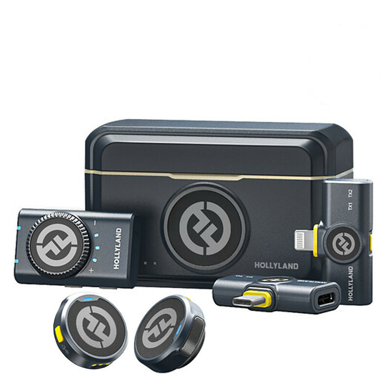 میکروفن بی سیم هالی لند مدل Lark M2 مجموعه 2 عددی پک کمبو