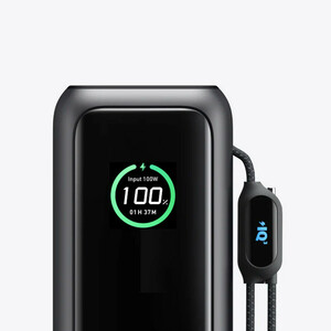 پاوربانک 100 وات انکر مدل A1695 ظرفیت 25000 میلی آمپر ساعت به همراه دو کابل USB-C