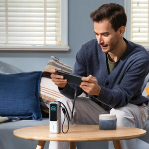 پاوربانک 100 وات انکر مدل A1695 ظرفیت 25000 میلی آمپر ساعت به همراه دو کابل USB-C