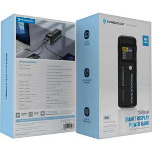 پاوربانک پاورولوجی مدل Smart Display 140W PPBCHA83 ظرفیت 27000 میلی آمپر ساعت