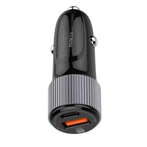 شارژر فندکی 36 وات الدینیو مدل C510 به همراه کابل USB-C