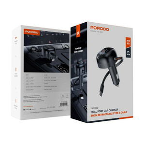 شارژر فندکی 47 واتی پرودو مدل  Type-C Cable