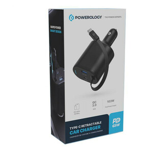 شارژر فندکی 115وات پاورولوجی مدل PCCSR019