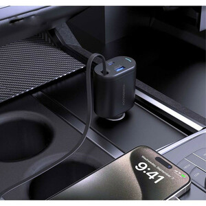 شارژر فندکی 115وات پاورولوجی مدل PCCSR019