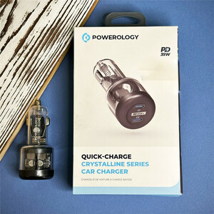 شارژر فندکی 35 وات پاورولوجی مدل Quick- charge