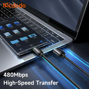 کابل تبدیل USB به USB-C مک دودو مدل MCCA396 LED Version طول 1 متر