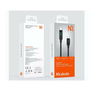 کابل USB-C مک دودو مدل Digital HD 100W PD Fast Charge طول 1.2 متر