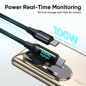 کابل USB-C مک دودو مدل Digital HD 100W PD Fast Charge طول 1.2 متر