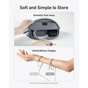 کابل تبدیل USB-C به USB-C انکر مدل A82E2 طول 0.9 متر با توان 240 وات