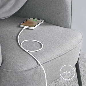 کابل تبدیل USB-C به لایتنینگ انکر مدل Power Line III Flow A8662 طول 0.9 متر
