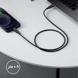کابل تبدیل USB-C به لایتنینگ انکر مدل Power Line III Flow A8662 طول 0.9 متر