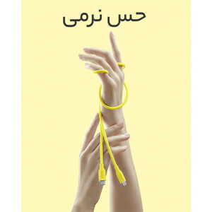 کابل USB-C به USB-C انکر مدل A8553 PowerLine III Flow طول 1.8 متر