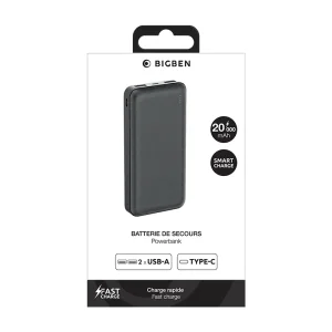 پاوربانک بیگ بن مدل PB200002A1C ظرفیت 20000 میلی آمپر ساعت