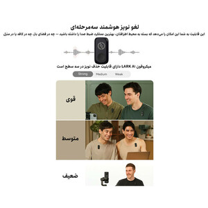 میکروفن بی سیم هالی لند مدل Lark A1 با تبدیل اتصال USB-C