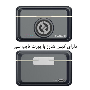 میکروفن بی سیم هالی لند مدل Lark M2 مجموعه 2 عددی پک کمبو
