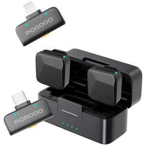 میکروفن یقه ای پرودو مدلorion PDLAMPHF75 با درگاه اتصال type c+lightning