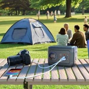 پاوراستیشن 150وات پرودو مدل FORCEBASE PDD150GYBK ظرفیت 52000 میلی آمپر ساعت