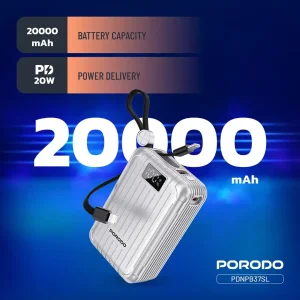 پاوربانک 20000 هزار 20 وات پرودو مدل PORODO PETITE