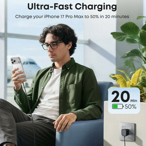 شارژر دیواری 45 وات انکر مدل ANKER A2692  به همراه کابلUSB-C