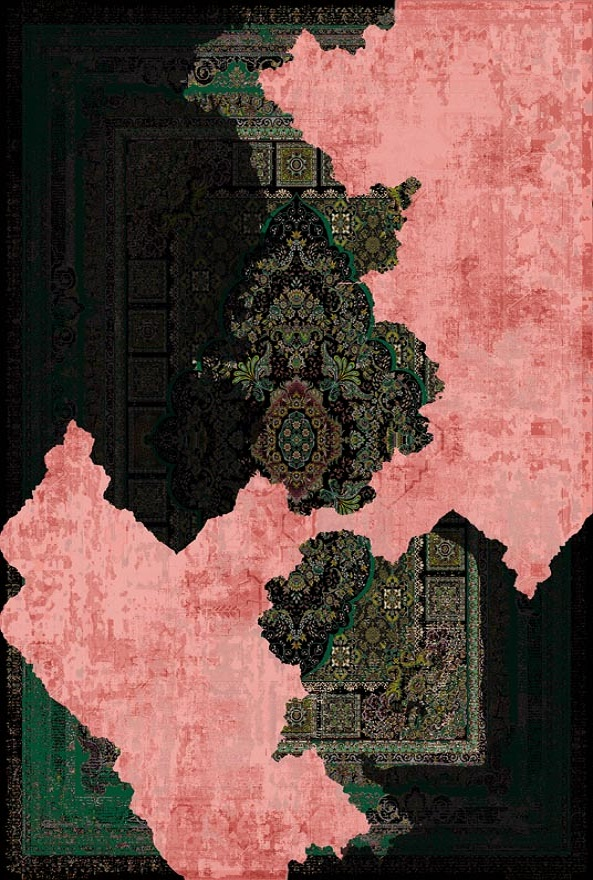 قالیچه و فرشینه سنتی و مدرن هال و پذیرایی برند رویان کد D366 سایت خرید برو