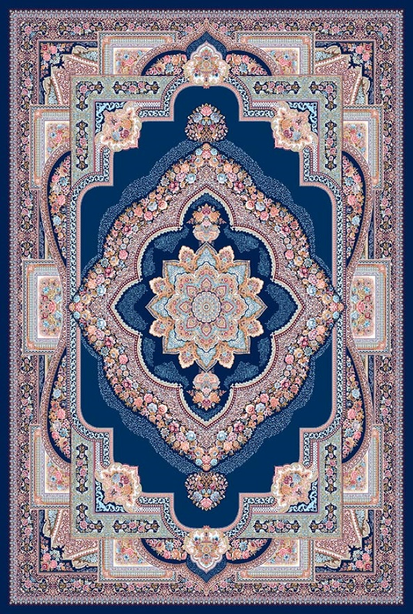 قالیچه و فرشینه سنتی و مدرن هال و پذیرایی برند رویان کد D367 سایت خرید برو