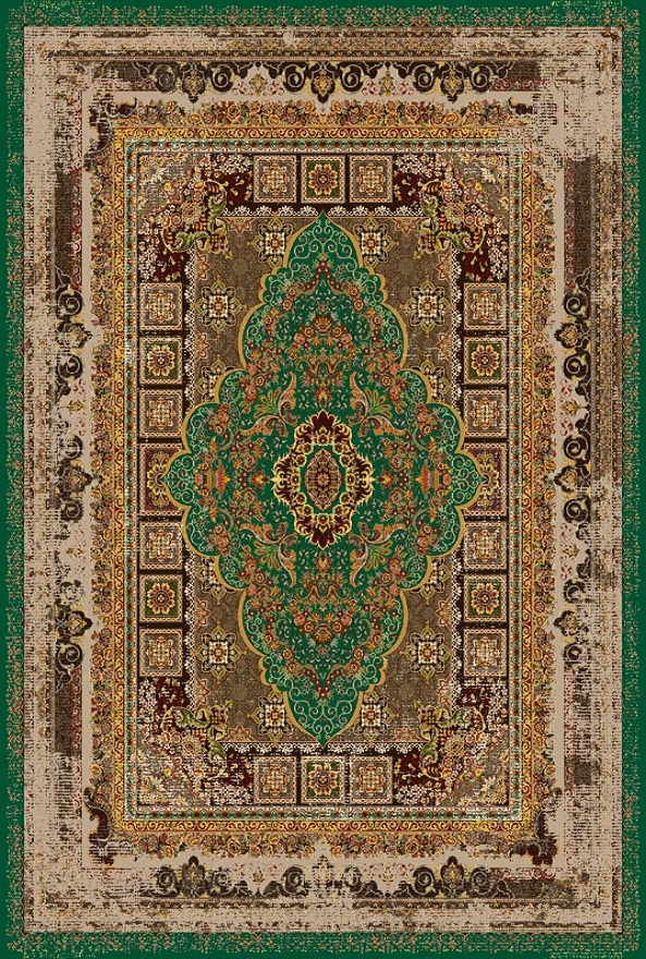 قالیچه و فرشینه سنتی و مدرن هال و پذیرایی برند رویان کد D377 سایت خرید برو