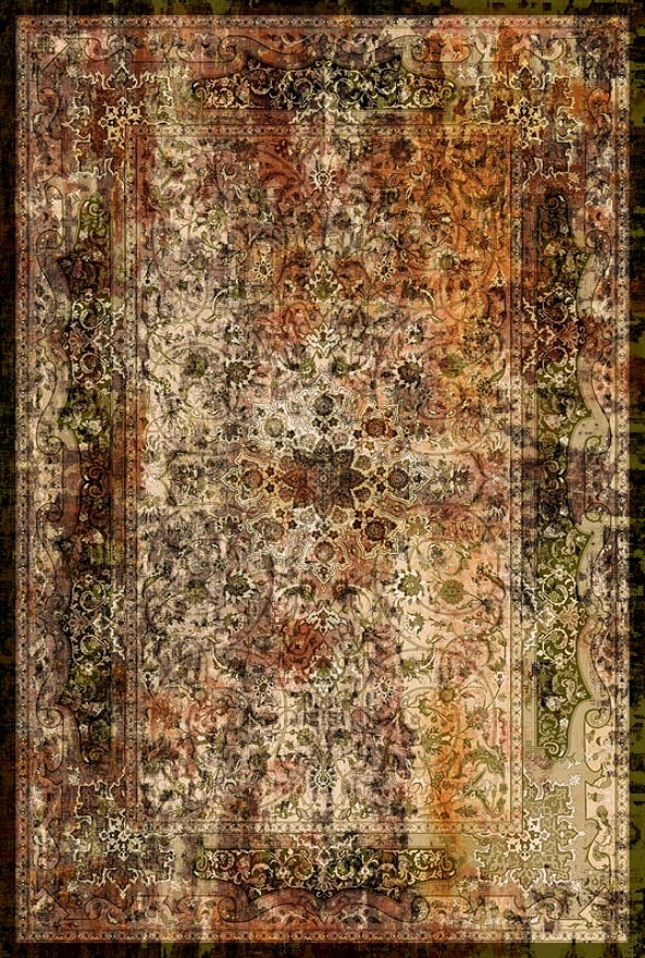 قالیچه و فرشینه سنتی و مدرن هال و پذیرایی برند رویان کد D379 سایت خرید برو