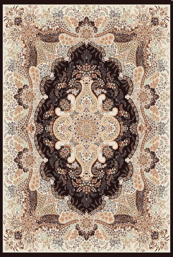 قالیچه و فرشینه سنتی و مدرن هال و پذیرایی برند رویان کد D395 سایت خرید برو