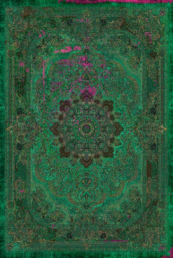 قالیچه و فرشینه سنتی و مدرن هال و پذیرایی برند رویان کد D412 سایت خرید برو