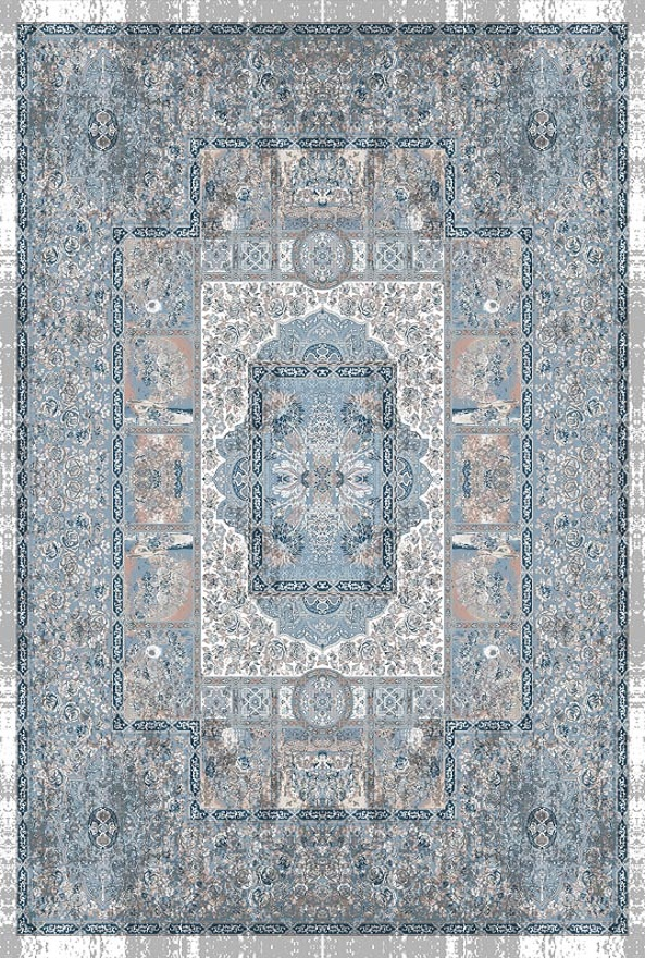 قالیچه و فرشینه سنتی و مدرن هال و پذیرایی برند رویان کد D419 سایت خرید برو