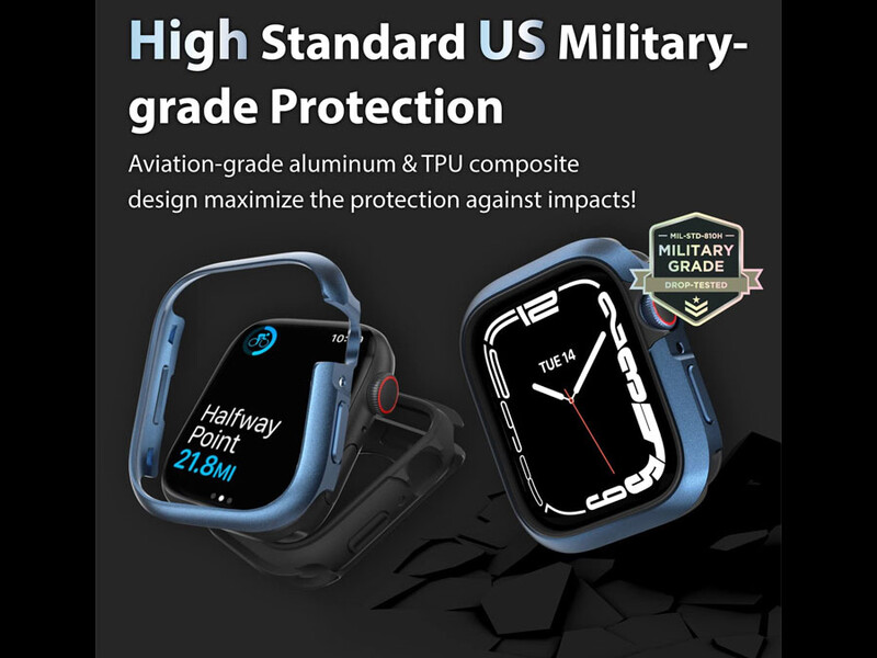 قاب محافظ اپل واچ 41 میلی‌متری سری 7 ویوو wiwu Defense Armor 41mm Watch case