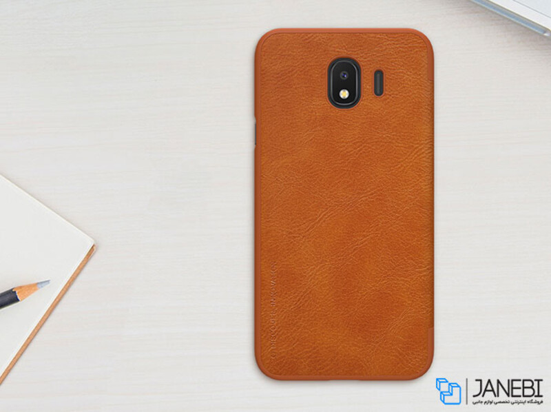 کیف چرمی نیلکین سامسونگ Nillkin Qin Leather Case Samsung Galaxy J4