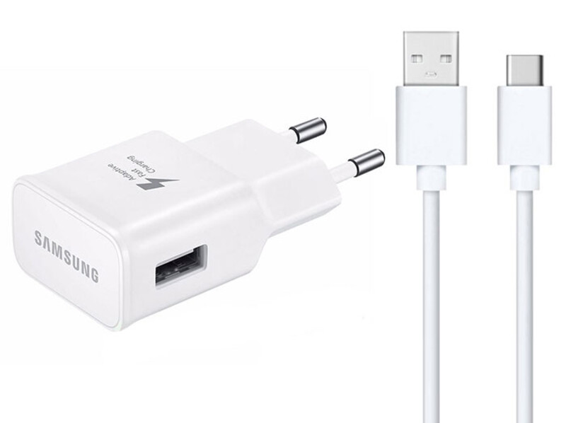 شارژر و کابل تایپ سی اصلی سامسونگ Samsung Fast Charging With Type-C Cable 15W