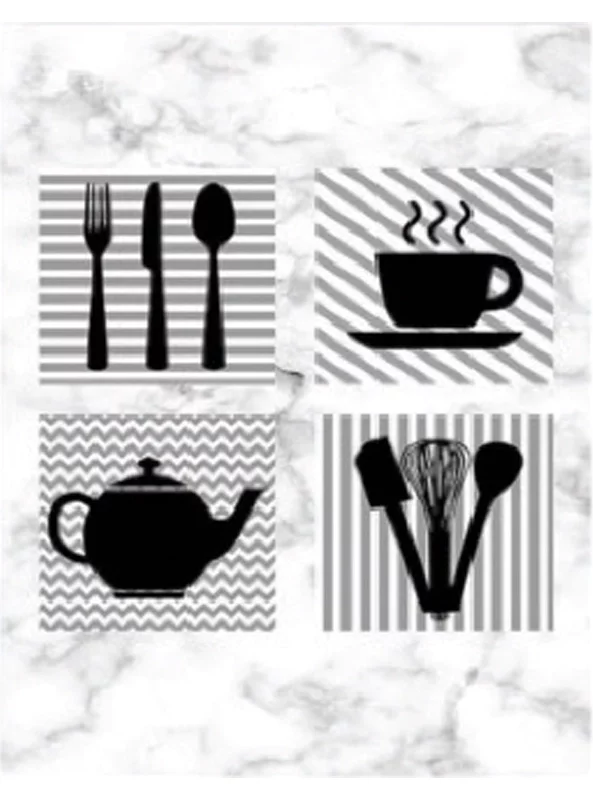 فرشینه و قالیچه آشپزخانه برند رویان کد D50 سایت خرید برو