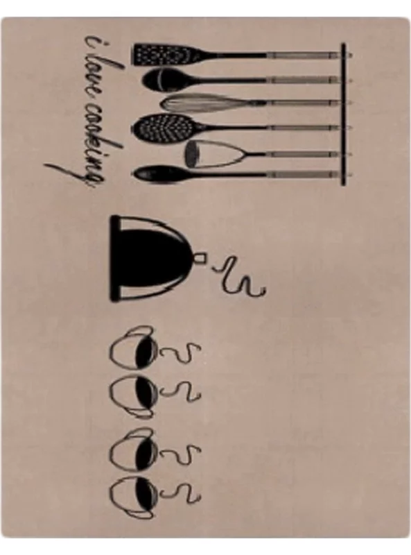 فرشینه و قالیچه آشپزخانه برند رویان کد D51 سایت خرید برو